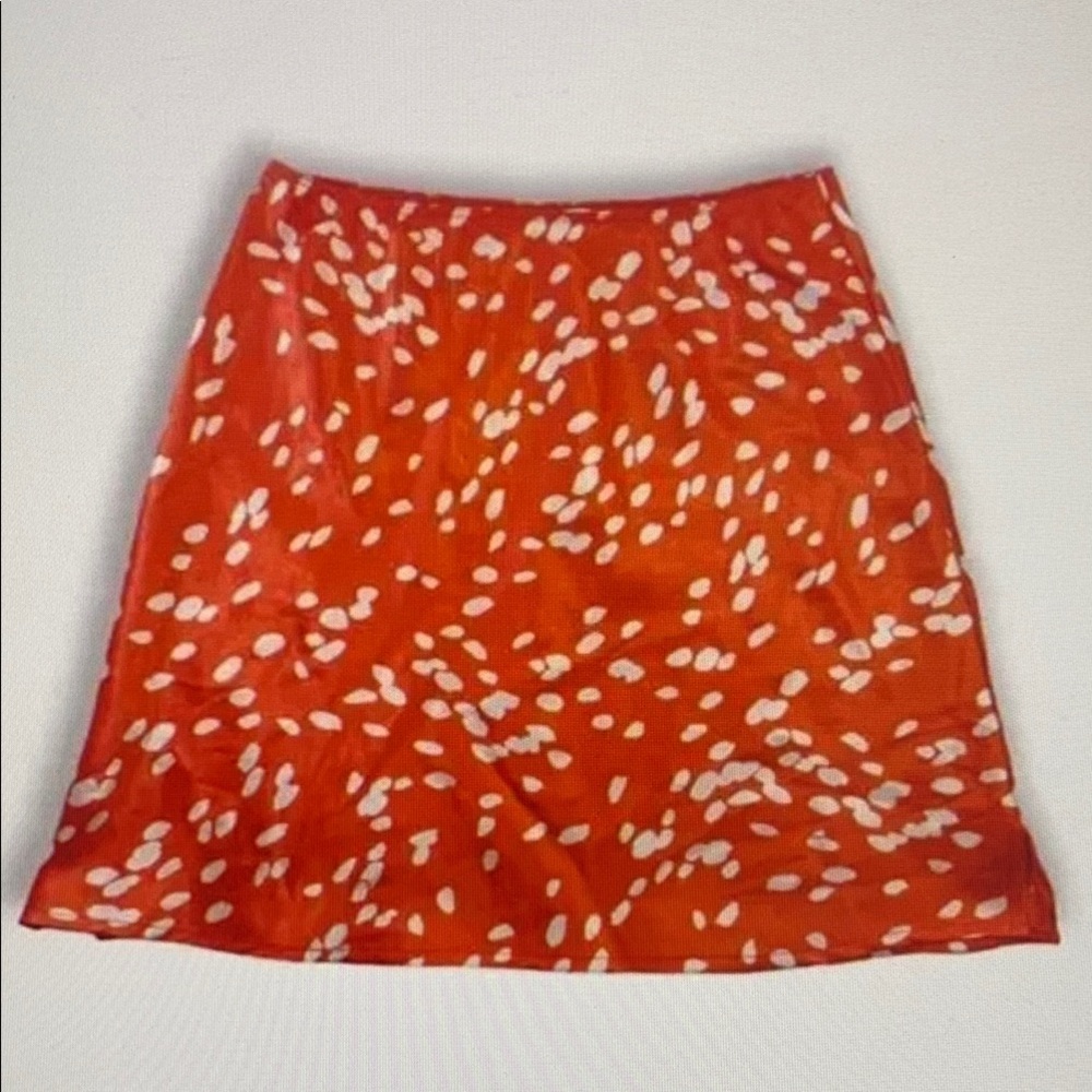 Women's Red Patterned Skirt